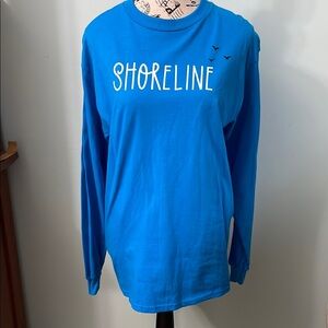 Gildan Blue Long Sleeve Tee